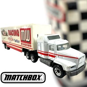Vintage Matchbox Terry Labonte #14 MW Windows 1993 1:87 Racing Team Transporter